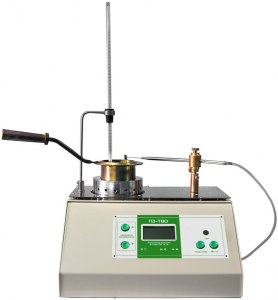 Аппарат ПЭ-ТВО полуавтоматический для определения температуры вспышки в открытом тигле
